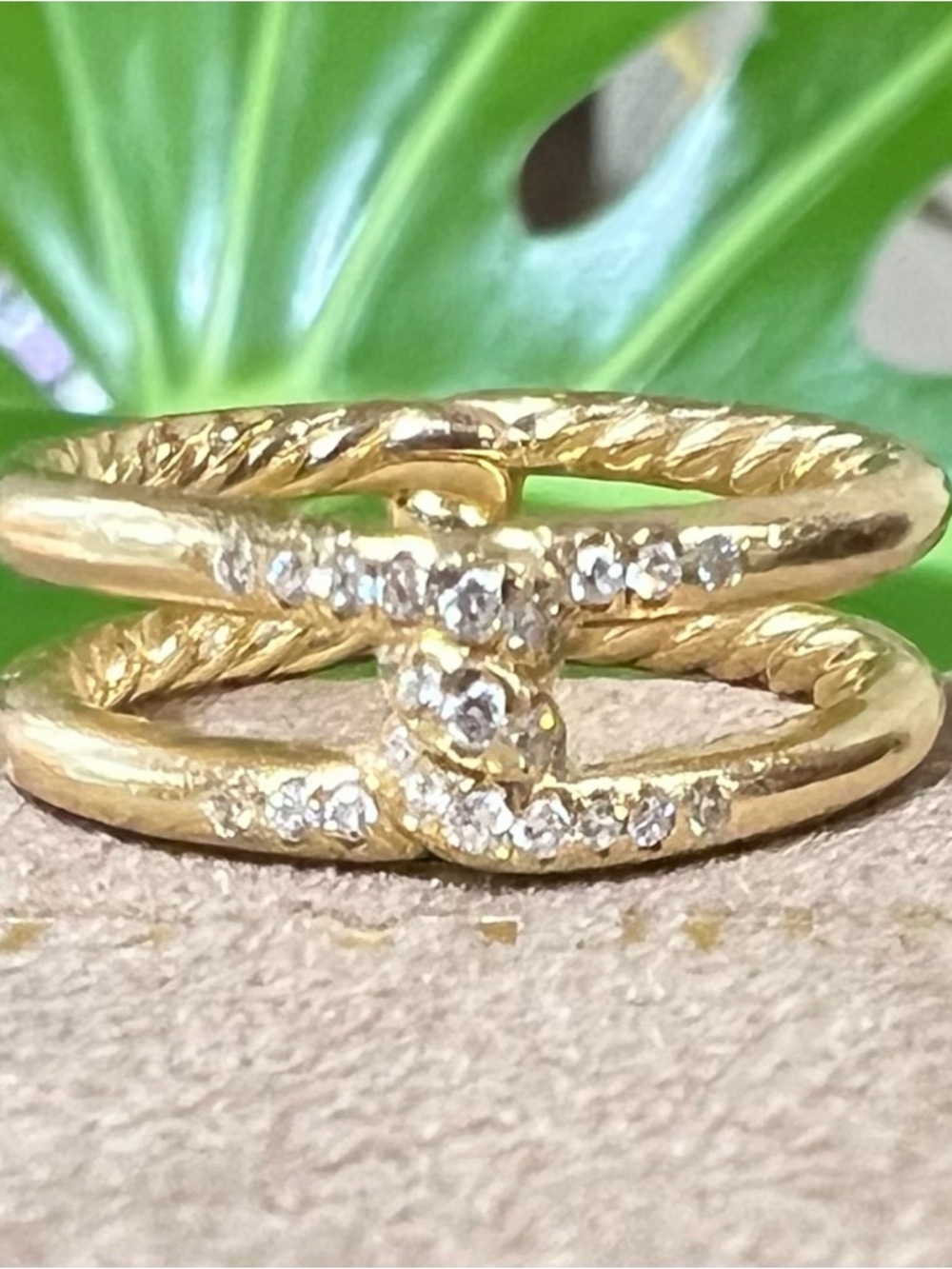 ❤️ David Yurman 18K Continuance Ring Sz 6